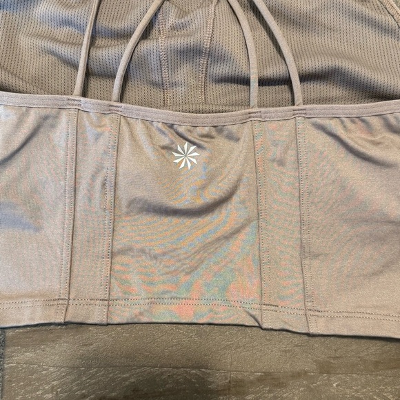 Athleta Tan Seamless Sports Bra size medium - Picture 4 of 11
